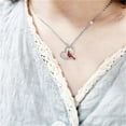 thumbnail image 4 of Collar de corazón collar de aleación de la aleación de las mujeres Cadena de cuello madre romántica gargantilla joyería adolescentes boda regalos de cumpleaños decoraciones tipo 2 Inevent AP004895-02, 4 of 7