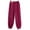 Wine, variant on Women's Sweatpants Fleece Sherpa Lined Running Jogger Pants Thermal Warm Lounge Pant with Pockets XXXXL