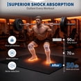 thumbnail image 7 of 24 Tiles High-Density EVA Foam Gym Floor Mats 96 Sq Ft – 0.56" Thick, Waterproof Non-Slip Interlocking Tiles for Home Gym & Garage, 7 of 7