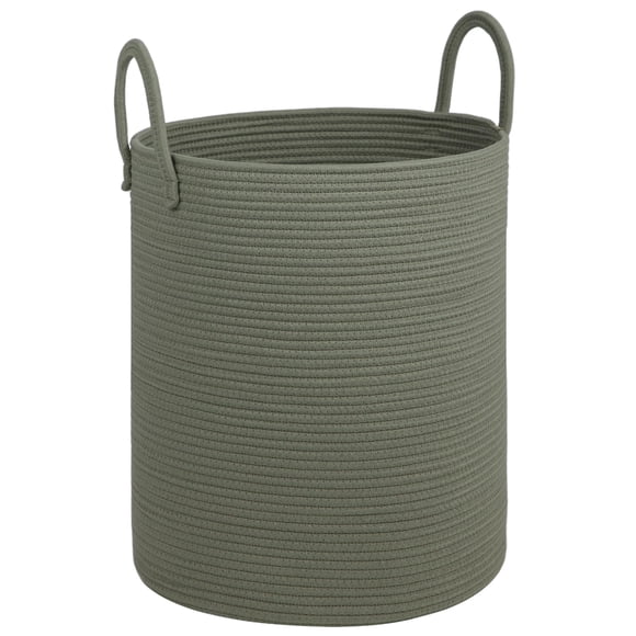 Cesto para Ropa HOBASKET 38x46 cm Cesta de Almacenamiento con Cuerda de Algodón