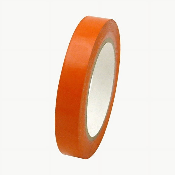 JVCC Premium Colored Vinyl Tape (V-36P): 3/4 in. x 36 yds. (Orange)