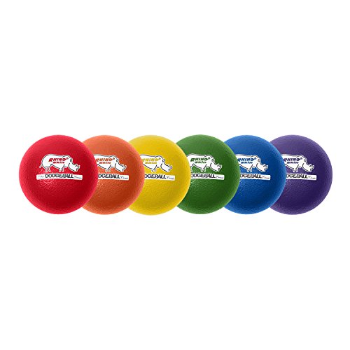 Champion Sports Rhino Skin Dodgeballs 7 Inch Balls for Playground, PE