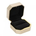 thumbnail image 1 of Luxury Ring Pendant Necklace Box Wedding Case Jewelry Gift w/ LED Light for Proposal (Ring Box), 1 of 14