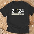 thumbnail image 3 of Total Solar Eclipse 04082024 Bloomington Indiana Eclipse TShirt, 3 of 6