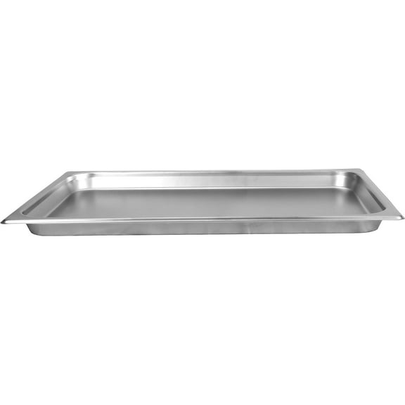 TrueCraftware-Full Size 1-1/4" Deep Stainless Steel Anti-Jamming Steam Table Pan 22 Gauge- Steam Food Pan Anti-Jam Steam Table Hotel Pan for Restaurant Family Events Personal Catering Use