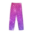 thumbnail image 5 of Balery Men'S Pink Purple Glitter Pants,Sleepwear Pants,Pajama Pants,Pj Bottoms Drawstring And Pockets-X-Large, 5 of 9