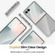 thumbnail image 5 of Funda para teléfono VEGO Galaxy Z Flip 7 de TPU transparente con protector de pantalla, 5 of 8