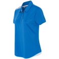 thumbnail image 3 of adidas Golf Womens 3-Stripes Shoulder Polo A235 -Bright Roy -M, 3 of 3