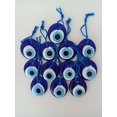 thumbnail image 4 of Evil Eye Beads Erbulus, cristal turco, azul, 1,6 cm de diámetro, 12 unidades, 4 of 5