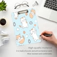 thumbnail image 5 of 12.5x9 Inch Acrylic Clipboard with Metal Clip – Single-Sided Print & Retractable Hook，Cute Cats, 5 of 8