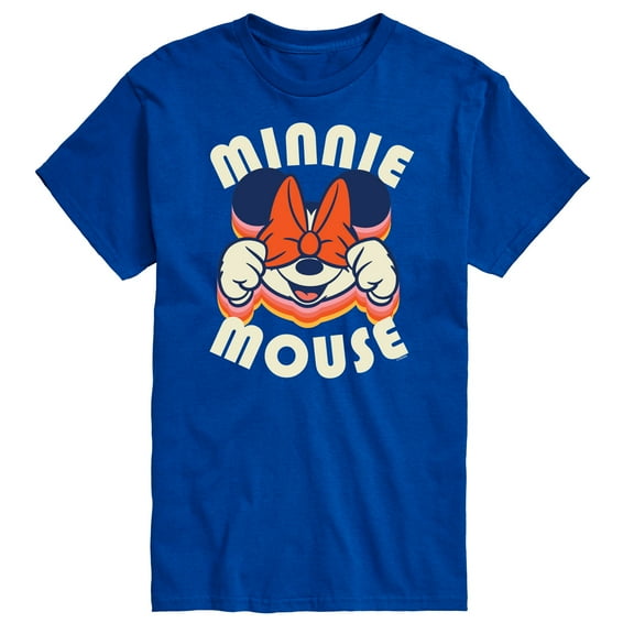 Mickey & Friends - Minnie Mouse Bow Design  - Men's Short Sleeve Graphic T-Shirt