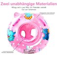 thumbnail image 4 of Anneau de Natation Siège de Natation pour Bébé Aide à la Flottabilité pour Bébé avec Siège de Natation en PVC pour Jouet d'Aide à la Flottabilité pour Tout-Petits 6 Mois à 36 Mois (Rosa1), 4 of 4