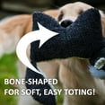 thumbnail image 2 of Huggle Hounds Squooshy Durable Plush Toy for Dogs with Multiple Squeakers, Lamb, 2 of 5