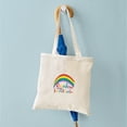 thumbnail image 6 of CafePress - Rainbow Favorite Color Tote Bag - Unisex Canvas Tote Bag, Beige, 1-Piece, 6 of 8