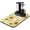 Sunflower, variant on Pitaya Dragon Fruit Print Coffee Maker Mat - 4-Layer Absorbent Non-Slip Mat for Coffee Station, Kitchen Counter, Bar - Cute Tropical Exotic Design for Coffee Lovers (18x24 Inch)