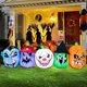 thumbnail image 4 of Payaso pirata pirata inflable de Halloween, LED, de DomKom, 2,4 m, 4 of 7