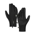 thumbnail image 2 of Miogawg Winter Thermal Gloves, Touch Screen Warm Gloves, Non-Slip Silicone Gel Adjustable Full Finger Mittens, Cold Weather Windproof Cycling Driving Riding Bike, 2 of 7