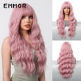 thumbnail image 2 of Wig European and American Cross-Border Source Full Bangs White Long Curly Hair Festival Atmosphere Dopamine Cosplay Full Wig, 2 of 8