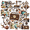 1A, variant on Retro Steampunk Theme Stickers, Waterproof Steampunk Theme Sticker for Water Bottle Laptop Phone Cases Planner Skateboard Luggage Helmet Party Favor Decor, Ideal for Adults Teens Teacher Rewards
