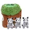 thumbnail image 1 of Dog Toys Interactive Puzzle,Raccoon Tree Holes Puzzle Squeaky Plush Puzzle Toy Interactive Dog Toys Hide Seek Unbeatable Value, 1 of 12