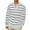 White, variant on KHONTS Henley Shirts for Men Strip Long Sleeve Button up V Neck T Shirts Loose Fit Shirts Solid Fashion Shirts Casual White XL