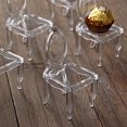 thumbnail image 4 of BalsaCircle 12 Clear Mini Chair 4" Party Favor Candy Gift Holders, 4 of 7