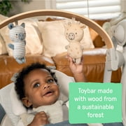 Ingenuity Swing n Go Portable Baby Swing, Chambray Blue, Ages 0-9 Months, Up to 20 Pounds