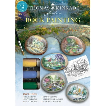 Marcy Kelman: Thomas Kinkade Rock Painting (Hardcover)