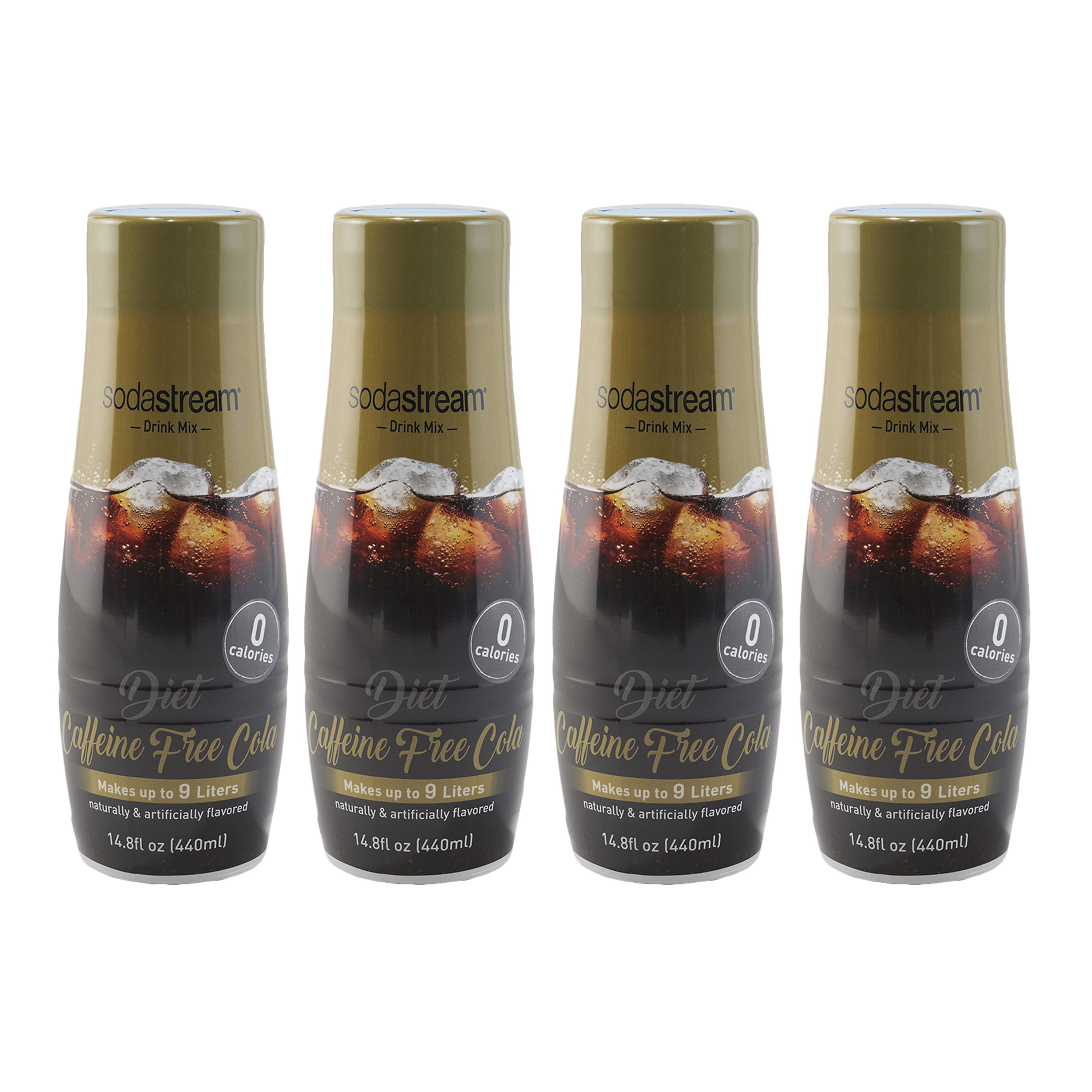 SodaStream Diet Caffeine Free Cola Flavor Mix, 14.8 Fl Oz, 4 Count