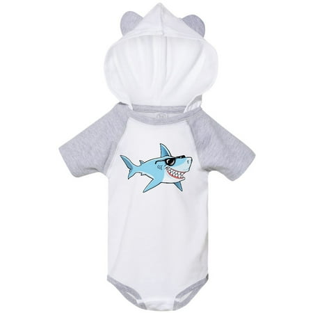 

Inktastic Suave Shark with Sunglasses Gift Baby Boy or Baby Girl Bodysuit
