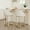 Linen-Bronze Frame, variant on CHITA Upholstered Swivel Counter Bar Stool with Metal Frame and Arched Back