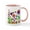 White/Pink Inside, variant on CafePress - Rainbow Spring Flowers Mugs - 11 oz Ceramic Mug - Novelty Coffee Tea Cup
