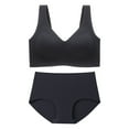 thumbnail image 1 of Karight Seamless Bras for Women, Sleep Leisure Sports Yoga Bra, Thin Soft Comfy Plus Size, 1 of 3