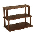 thumbnail image 3 of FashionCha Desktop Rack Display Bamboo Elegant Makeup Organizer for Dining Room Counter Brown, 3 of 9