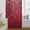 Red, variant on Red Christmas Snowflake Semi Sheer Curtains Drapes for Living Room, Bedroom, French Doors Window 63 Inches Long, Winter Snowflake Xmas Rod Pocket Chiffon Curtain Drapery Voile Draperies Panel
