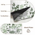 thumbnail image 6 of Round Rugs 3Ft, Sage Green Leaves Round Area Rug Washable Indoor Throw Carpet, Summer Botanical Small Non Slip Circle Rug for Bedroom Living Room Home Decor Aesthetic, 6 of 8