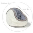 thumbnail image 3 of Unisex Warm Knit Earmuffs, Foldable Ear Warmers Adjustable Knitted Earmuffs with Fuzzy Lining Unisex Furry Winter Earmuffs, Warm Knit Earmuffs, Suitable for Leisure, Hiking, Cycling, Traveling, 3 of 8