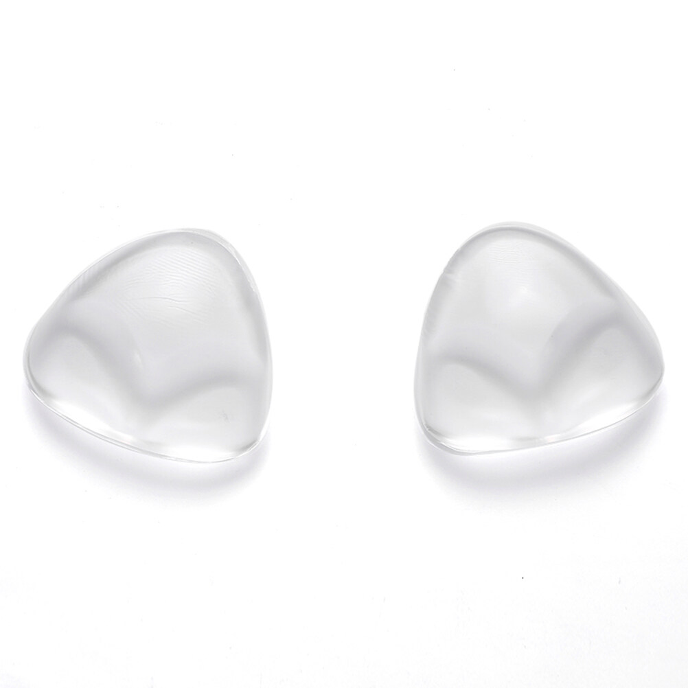 Silicone chest pads A Pair of Silicone Triangle Shaped Push Up Chest