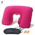 thumbnail image 2 of Windfall Inflatable Airplane Pillow, Neck Travel Pillows - Portable Head and Neck Support Pillows in Flight, Compact Travel Pillows for Airplanes, 3Pcs/Set - 1Pack U Pillow, with Ear Plugs, Eye Mask, 2 of 8