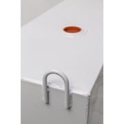 Delta 486000 37 Gallon Vertical Steel Liquid Transfer Tank - White