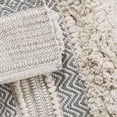 thumbnail image 5 of Woven texture, grey hue, latex backing - Keep bathroom rug stable and stylish, 5 of 6