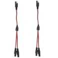 thumbnail image 1 of Cable Divisor de Extensión de Adaptador de Enchufe SAE de de Panel Solar de 2 Piezas 1 a 2, 1 of 9