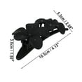 thumbnail image 4 of Unique Bargains 1 Pc Cute Rhinestones Hair Clips Hairdo Clip for Girls 4.13"x2.09"x1.46" Black, 4 of 5