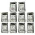thumbnail image 2 of Injueey Paquete de 10 sartenes de papel de aluminio, suministros de cocina, accesorios para el hogar, recipiente para alimentos, placa para Herramientas y accesorios para hornear tapa de 1000ml, 2 of 6