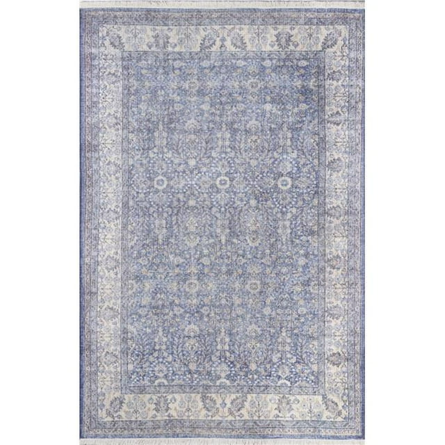 Momeni HELENHEL-4BLU2680 2 ft. 6 in. x 8 ft. Helen-4 Runner Rug - Blue