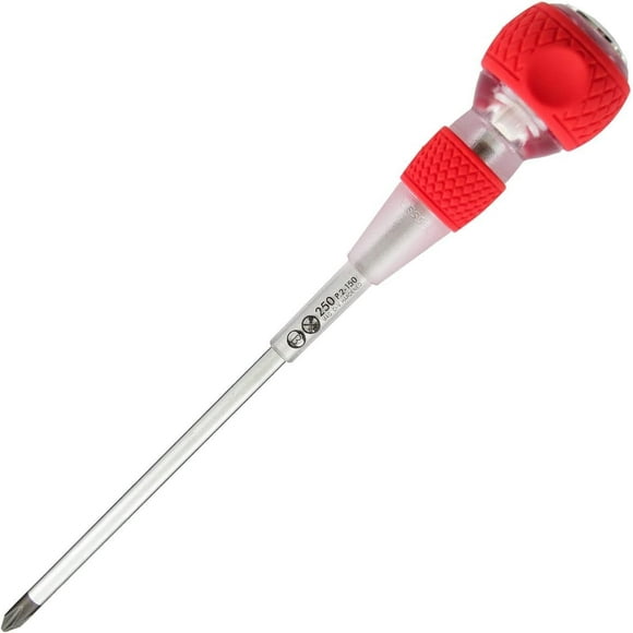 Destornillador VESSEL Ball Grip Safety +2 x 15 cm