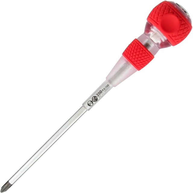 Destornillador VESSEL Ball Grip Safety +2 x 15 cm