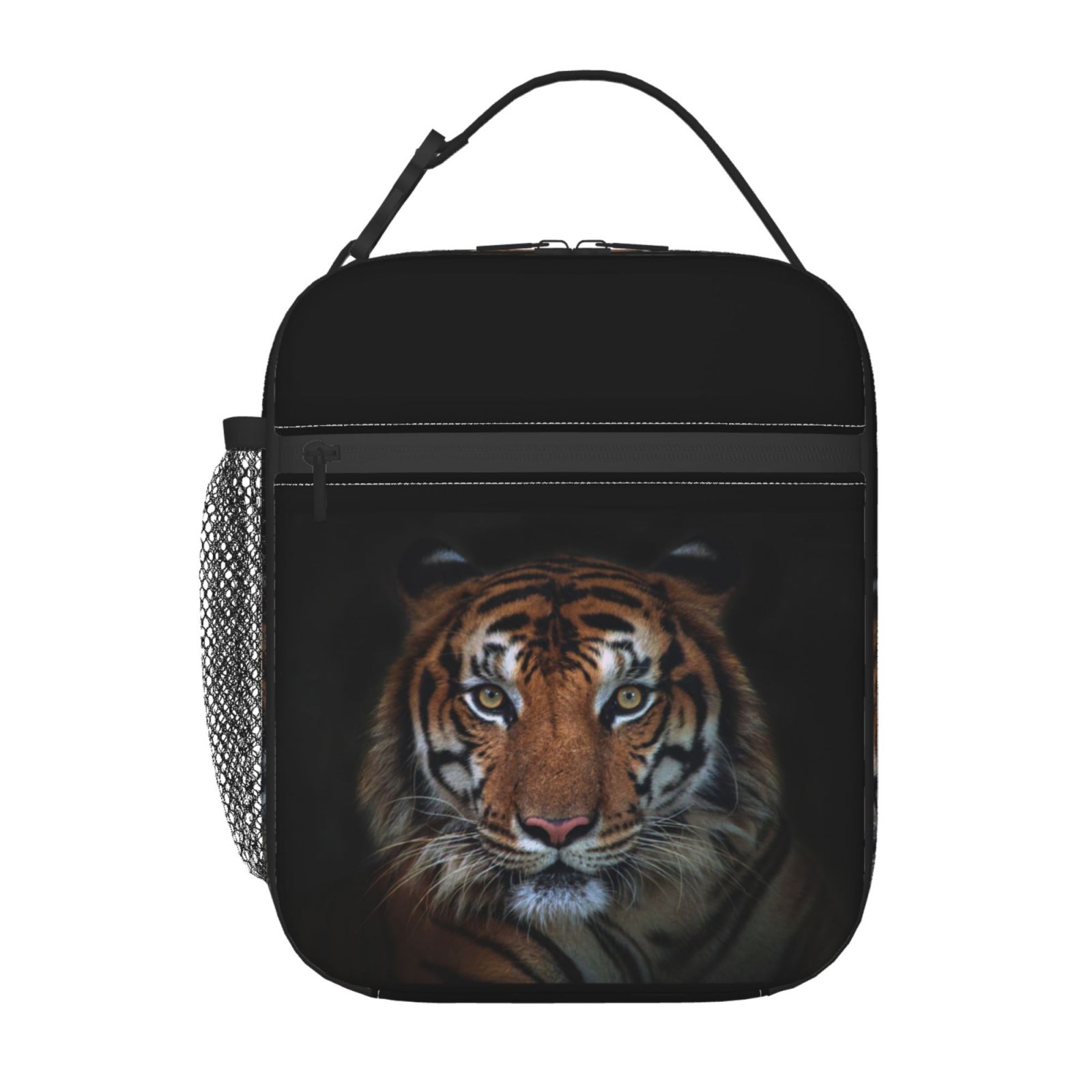Tiger Lunch Box for Kids Portable Insulated Durable Lunch Bag Reusable Adult Tote Bag for Men