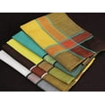 thumbnail image 4 of Fennco Styles Maison Beaujard Collection Modern ProvenÃ§al 20 x 20 Inch Cloth Napkins, Set of 4 â€“ Marigold Plaid Dinner Napkins for Banquets, Family Dinners, Special Events and Table DÃ©, 4 of 5
