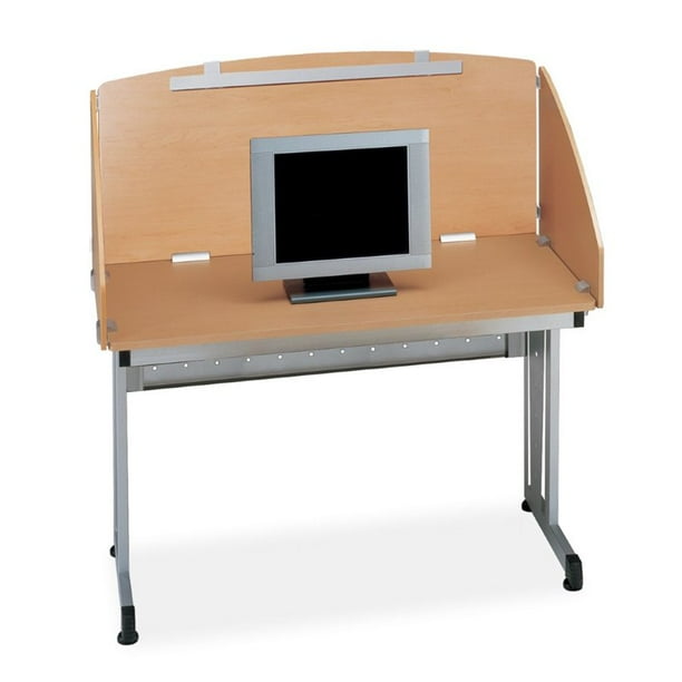 OFM Modular Study Carrel 48" Student Desk in Maple